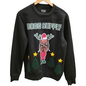 Snoop On The Stoop Sweatshirt Fleece Dogg Supply Unisex Medium NWT Ugly Sweater